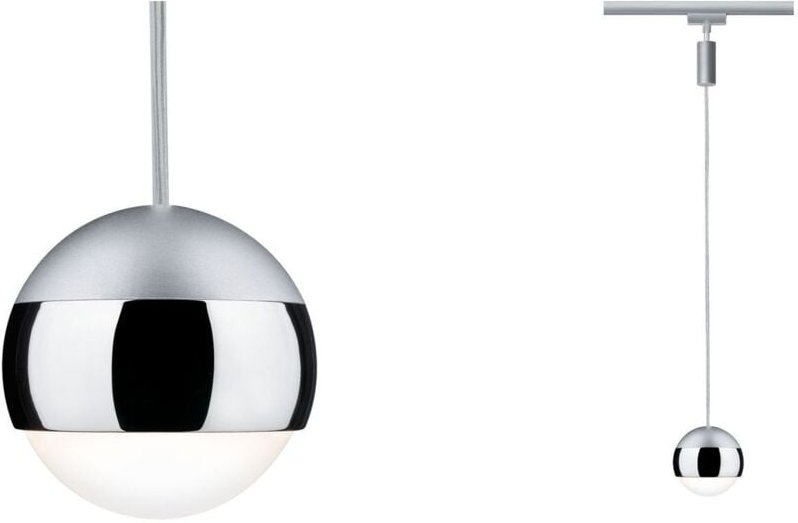 Paulmann URail LED Pendel Capsule II chrom matt chrom 8,7 cm 6 W LED Pendel