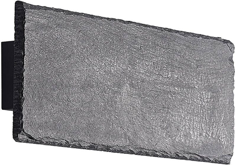 Led Wandleuchte, Wandlampe Innen 'Peetu' aus Stein dimmbar für Wohnzimmer & Esszimmer von Lindby