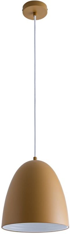 Pendelleuchte Küchenlampe Hängelampe Esszimmer Esstischlampe Innen Gold Weiß ohne Leuchtmittel, Gelb-Matt-Weiß - Paco Ho...