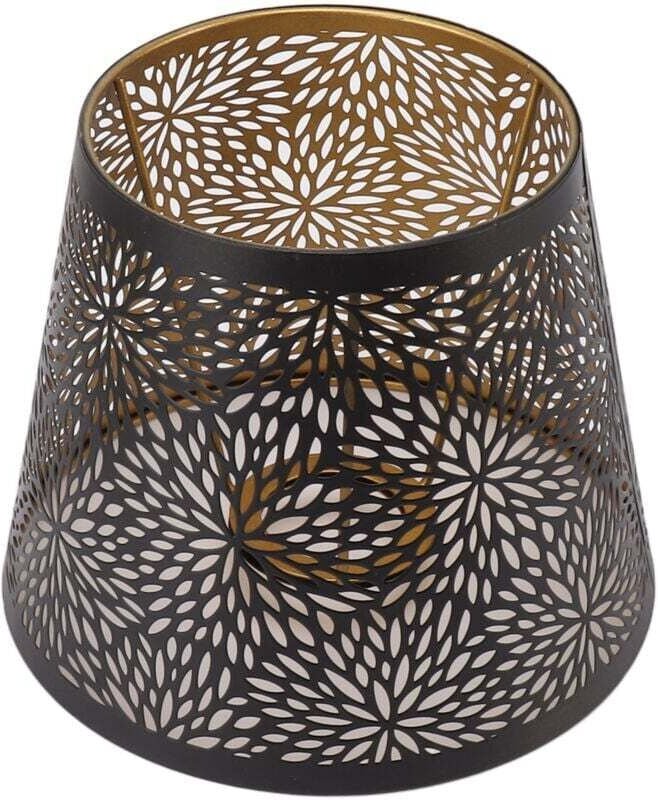 Odipie - Lampenschirm aus Metall, E26, E27, Waldbaum-Stil, ausgehhlter dekorativer Lampenschirm aus Eisen mit innerem Go...