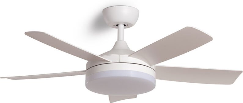 Efectoled - Deckenventilator Lautlos Patroclo Weiss 106cm DC-Motor Weiß cct Mit Licht, Fernbedienung, Wifi: False