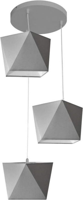 Adamant Cluster Pendelleuchte Grau 50cm - Helam