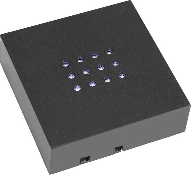 Kristallanzeige Basis, 9,5 x 3 cm quadratisches led -Licht für die Anzeige von Glaskunst -Heimdekoration Büro - Eosnow