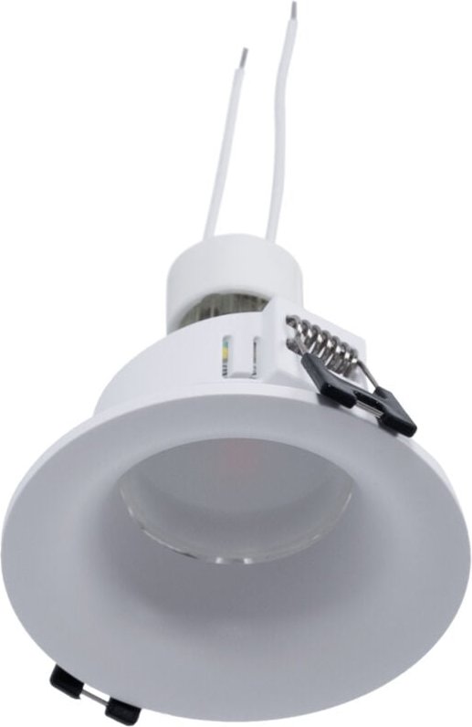 Einbaustrahler Set Ø86mm (weiß) + GU10 5,4W + Fassung