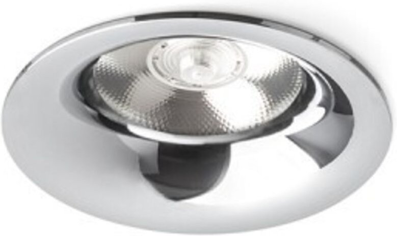Faretto SHARM BASE da incasso cromo 230V LED 10W 24° 3000K