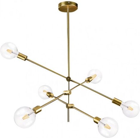 Lampe Modell jerusalen Bronze of 6 Lichter Fabrilamp