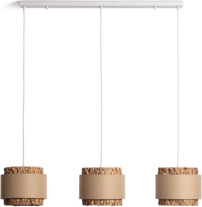 Pendelleuchte Naturfasern Tri Orleans Beige