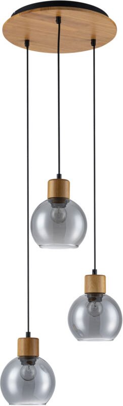 Hängeleuchte Velma 3 E27 Holz ITALUX PND-67505-3-WD