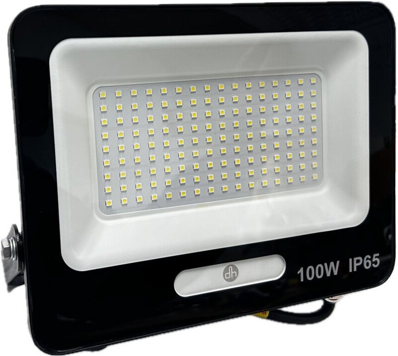 Electro Dh - Led Strahler 100w 6500k Schwarz 11700lm Ip65 253x242x40 81.784/100/n/Tag