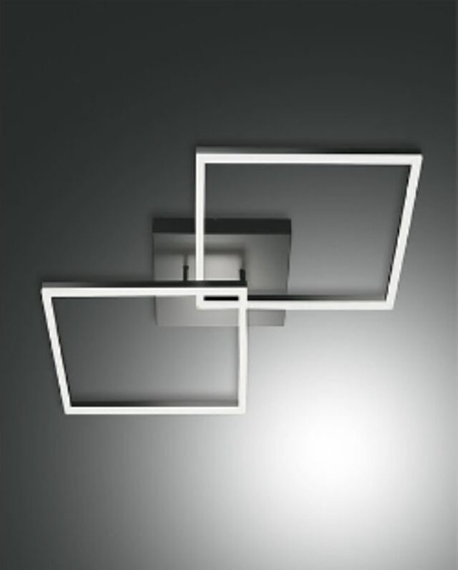Fabas Luce Lighting - bard moderne LED-Deckenleuchte 52W Anthrazit 3394-66-282 Fabas Luce