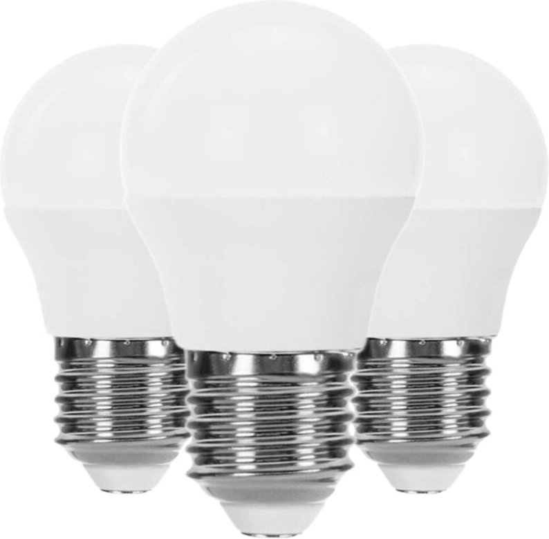 7hsevenon - 3er-Pack E27 6W-Äquivalent LED-Kugellampen, 40W, 470lm, 15000H, First Leader