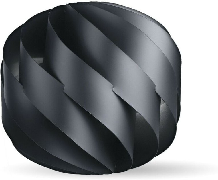 Schwarze Tischlampe Cm. 25 x 23 Std