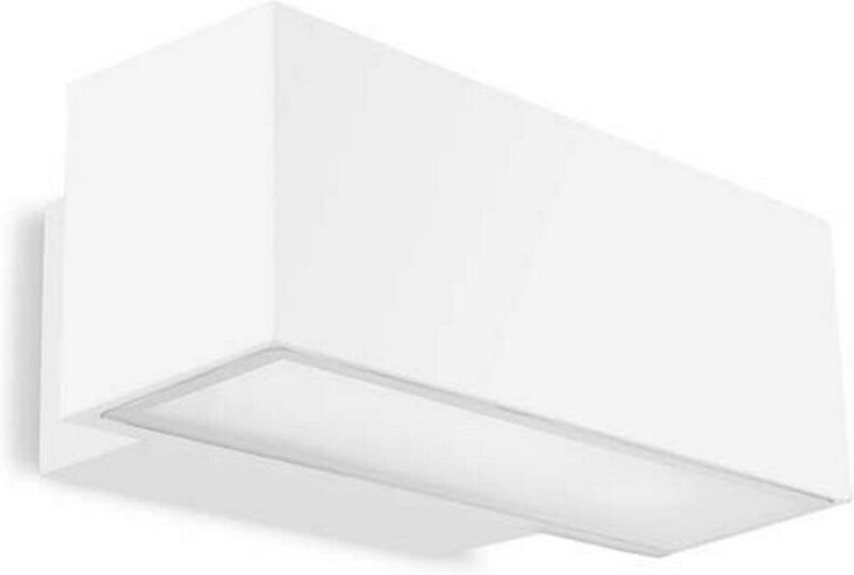 Leds-c4 - leds C4 Afrodita led 300mm Double Emission Outdoor led Down Light Weiß, teilsandgestrahlt IP66 34,6W 3000K Dim...