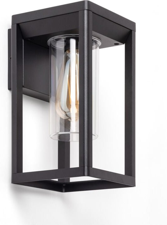 Wandleuchte Außen Aluminium Ankari Schwarz