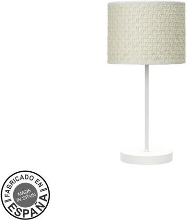 Fabrilamp - Fashion Tischleuchte 1xe14 weiß/kastanienbraun weiß 42x17x17 cm