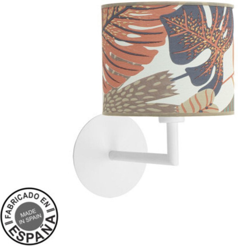 Abrila akunadecor Wandleuchte De Wand mit dekorativem Schirm Äthiopien White