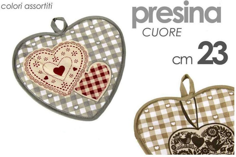 Trade Shop Traesio - Trade Shop - cuisine presine forma zu heart 23CM in allen casa decorata vari colori 672309 -