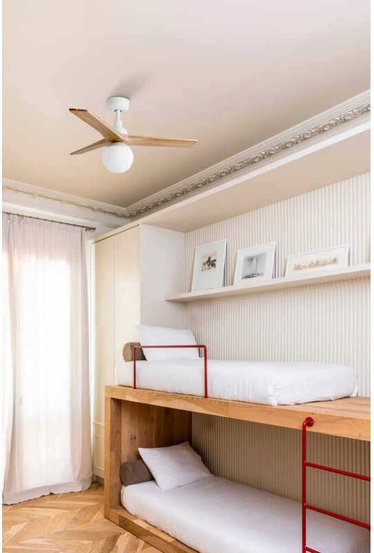 Thumbnail - Klim s Ventilator mit Licht weiß/Eiche Ø92cm