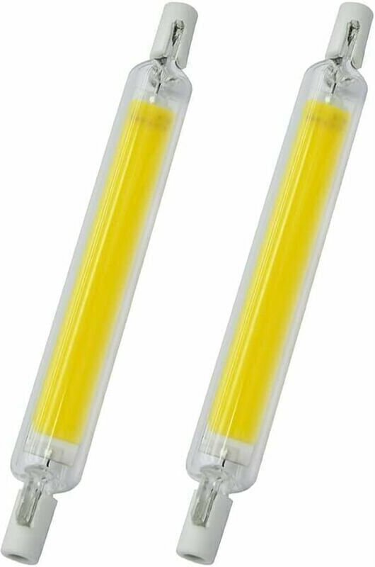 2pcs 78mm 10W 220 V hohe Helligkeit R7S LED Lampe Doppel -Cob -Glas -Modelllampe ersetzt Halogenlampen, kühles weißes Li...