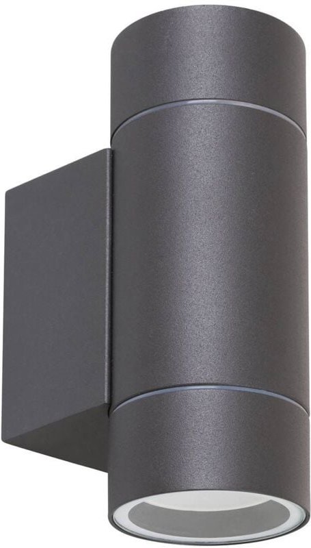 Minimalistische Außenwandleuchte 2xGU10 Phoenix anthrazit 8119 Rabalux