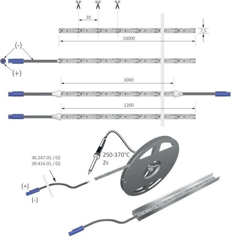 Halemeier Anlöt VersaInside 24VDC 0,13m max. 8A