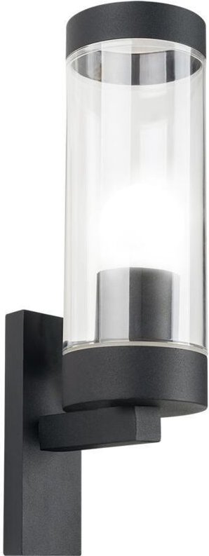 SPECTRA E27 IP44 schwarz 312334 Goldlux Außen-Garten-Wandleuchte