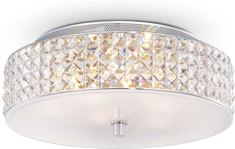 Ideal Lux Roma - 6 Light Medium Flush Deckenleuchte Chrom, G9