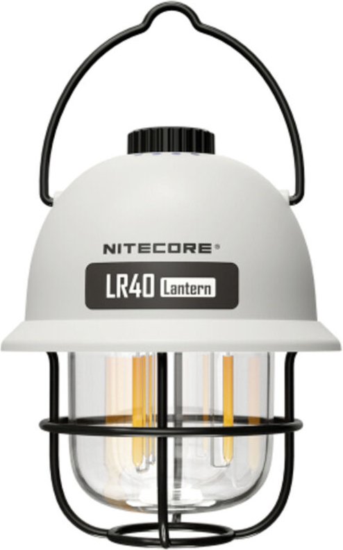 NiteCore NC-LR40-WEISS LR40 LED Camping-Laterne 100 lm akkubetrieben 222 g Weiß