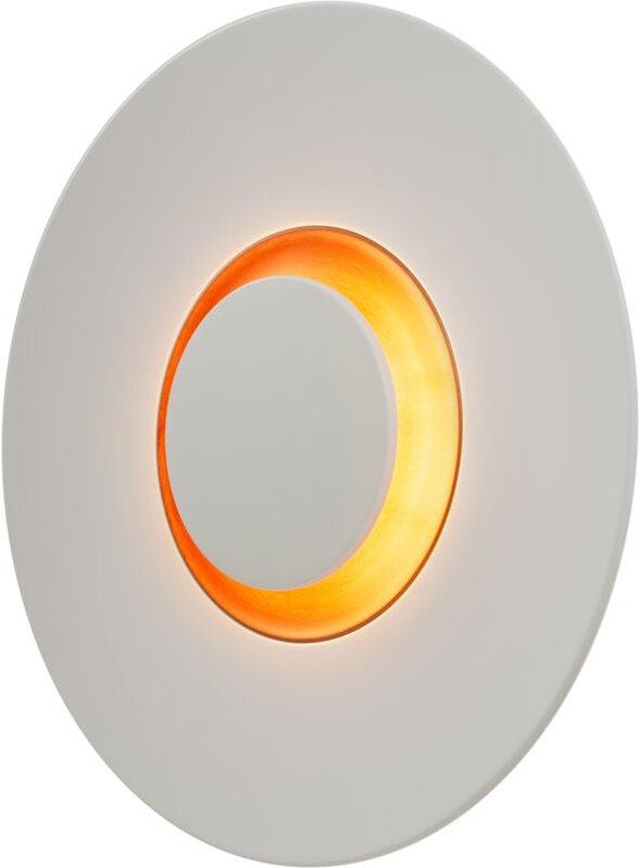 Grok - led Innenwandleuchte Weiß, Messing - Leds-c4