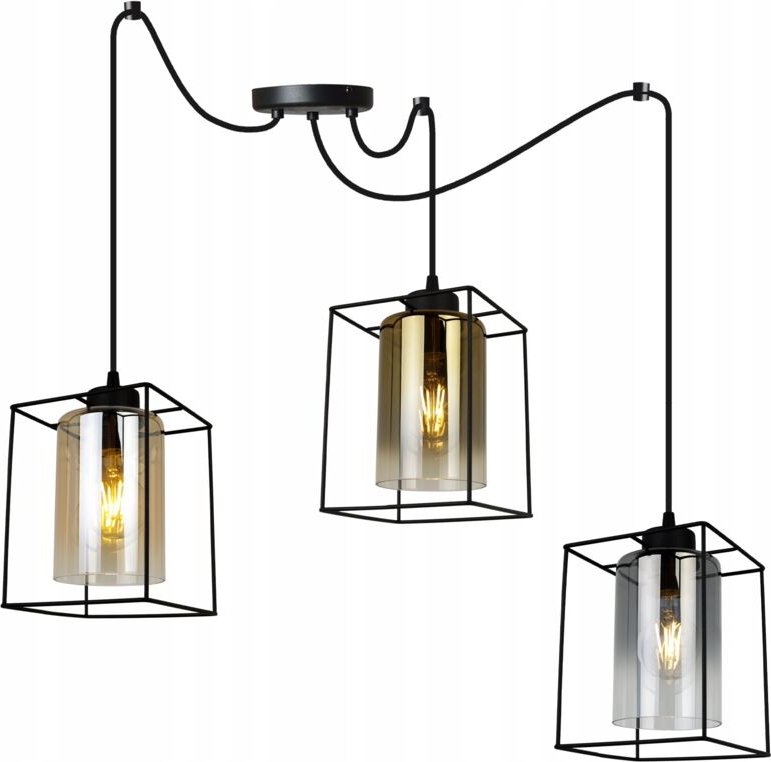 Moderne Elegante Hängelampe Mit Glasschirm