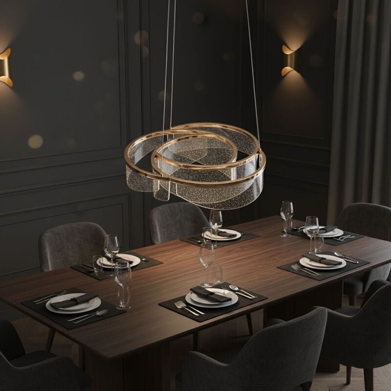 Hängeleuchte Toolight G138-Cp 50cm Golden