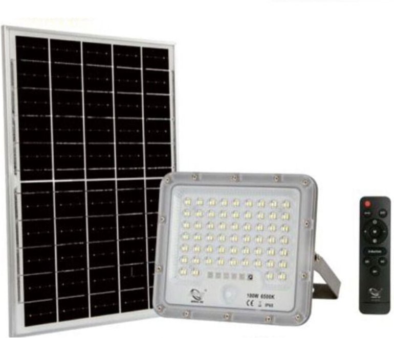 Led-Strahlermithoherhelligkeit,solarpanel,dämmerung,fernbedienung,100w