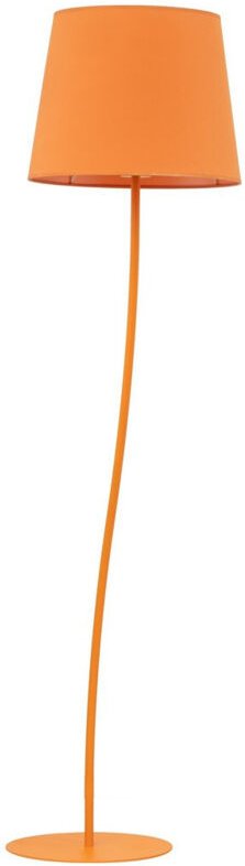 TK Nicola Stehlampe mit konischem Schirm Orange 1xE27