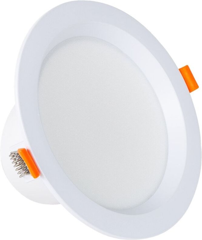 LED Downlight Einbaustrahler 12W Rund LUX CRI90 Ausschnitt Ø 125 mm IP44 No Flicker 5000K Kaltweiß