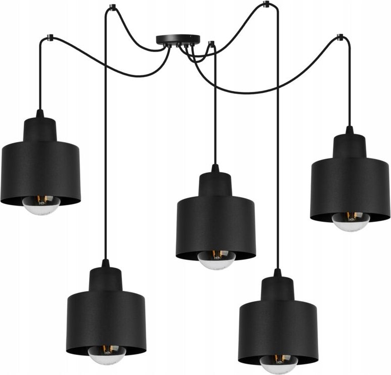 Moderne Deckenhängelampe Schwarze Led-Lampe