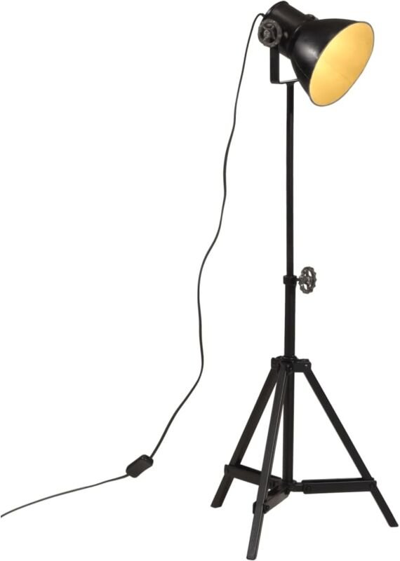 Stehleuchte 25 W Schwarz 35x35x65/95 cm E27 vidaXL805426