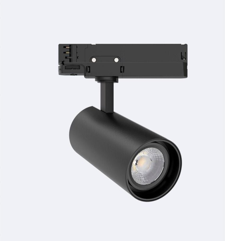 3-Phasenstromschiene LED-Strahler 30W Fasano Dimmbar dali Schwarz 3200K Warmweiß