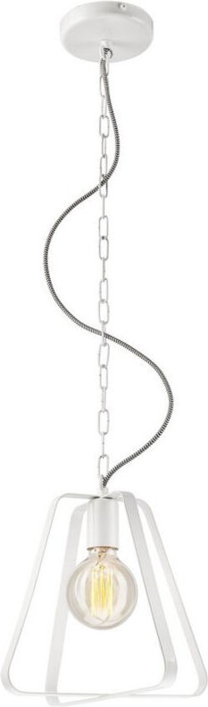 Lamkur Lighting - Lamkur Riccardo Drahtgestell-Pendel-Deckenleuchte Weiß, 1x E27