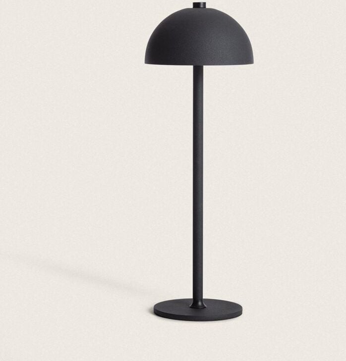 Ledkia - Tragbare led Tischleuchte mit wiederauflabarem usb Akku Kael Schwarz