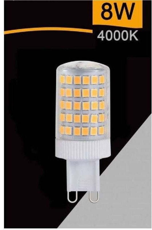 Vtizikl Vtizikl Led Smd G9 8 Watt 880 Lm Luce Calda Naturale Fredda Sparac-g9-8w-001 - -Bianco Naturale -