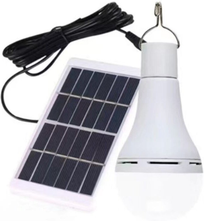 Solarlampen mit Fernbedienung, 10 W – USB-aufladbar – für Zuhause, Gartenhaus, Wandern, Camping, Zelt, Hurrikan, Stromau...