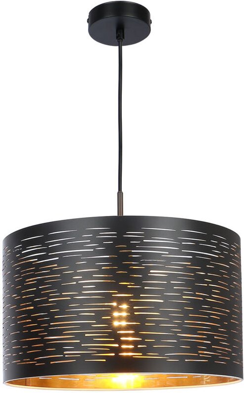 Globo - hängeleuchte - Tunno - schwarz - metall - Ø 38cm - E27 -