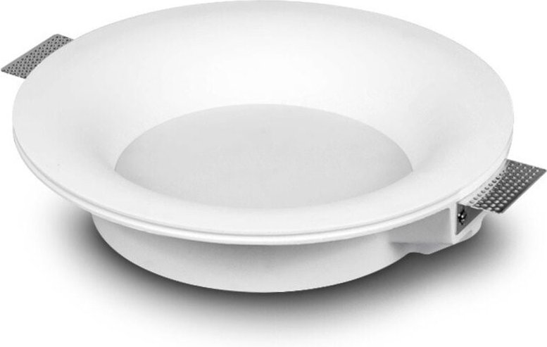 Efectoled - led Downlight Einbaustrahlerring für Gips/Gipsplatten Integration Rund 18W Schnitt Ø333 mm UGR17 2700K Warmw...