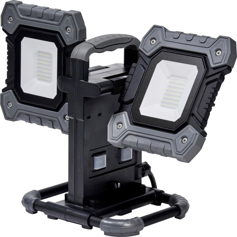 OSRAM Baustrahler, LED-Flutlichtstrahler LED 60 W Kaltweiß, Tageslichtweiß Schwarz/Grau