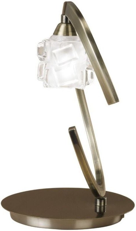 Inspired Mantra - Ice - Tischleuchte 1 Light G9 ECO, Antik Messing