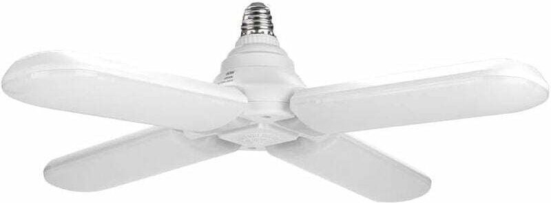 LED-Deckenleuchte, 60 w E27 AC95-265 v, superhelle LED-Deckenpendelleuchten mit vier Köpfen, faltbare Ventilatorlampe