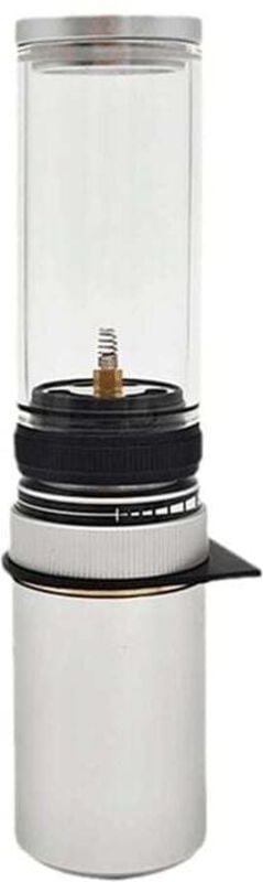 Gas-Nachtlicht für den Außenbereich, tragbare Campinglampe, windfeste Gaslampe, verstellbare Gaskerzenlampe, Campingzube...