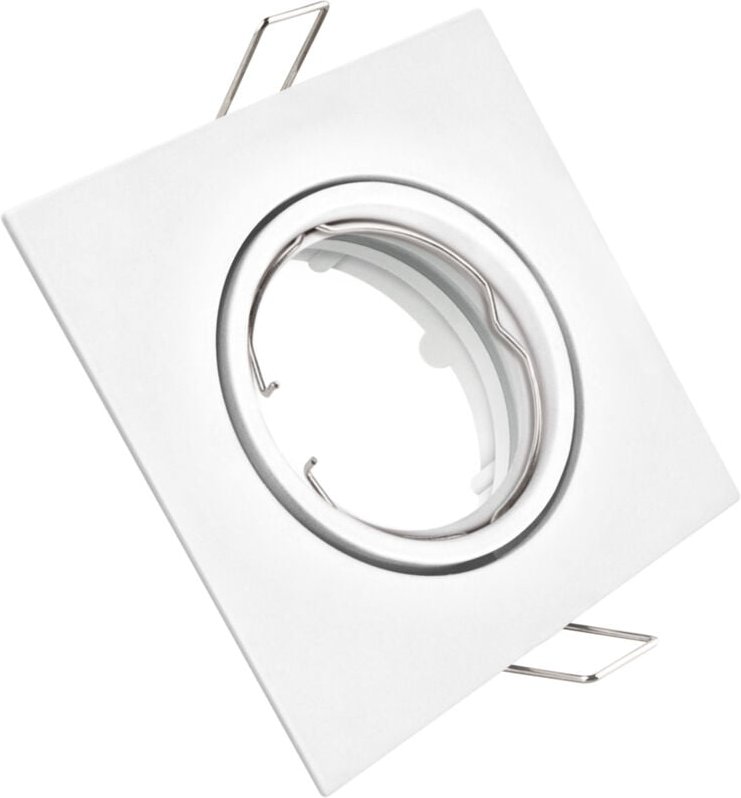 Set mit Schaukelringen aus weißem, quadratischem Material