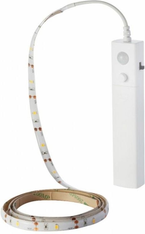 V-tac - SMD2835 LED-Streifen, 2,4 w, 1 m, 30 LEDs/m, 6 v, batteriebetrieben, Bewegungsmelder, warmweiß, IP65