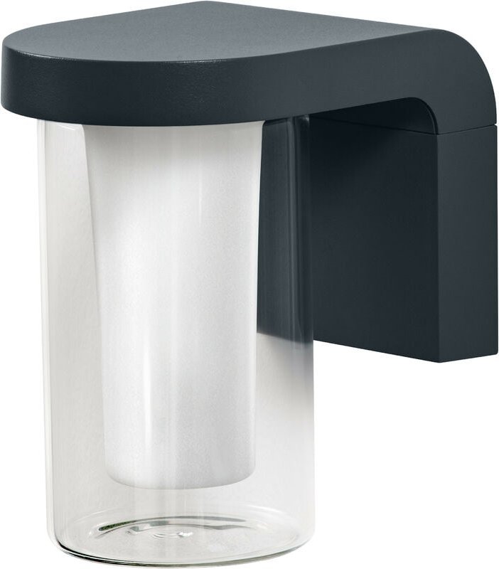 Thumbnail - Smart+ wi-fi cascade rgbw 18cm- dimmbare led Wandleuchte dunkelgrau für Außen mit hochwertigem Aluminium-Gehäuse, RGB-Fa...